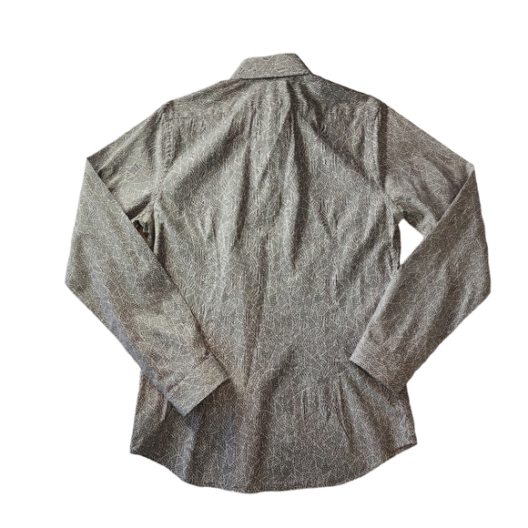 Express Men's White Long Sleeve M Button Up/Down Medium Slim Fit Great Condition - Picture 2 of 8